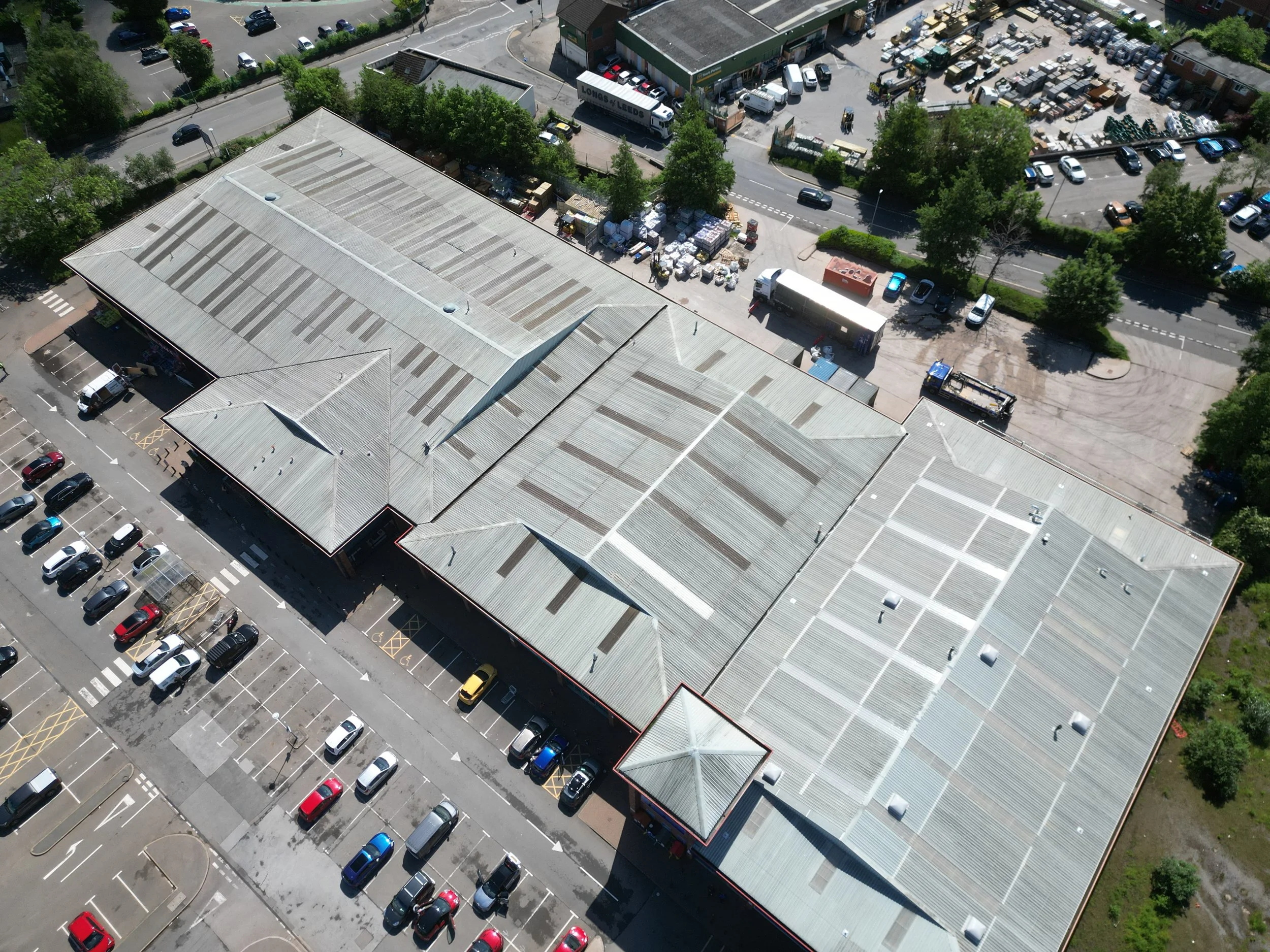 Rain-driven commercial roof repair in Rhode Island